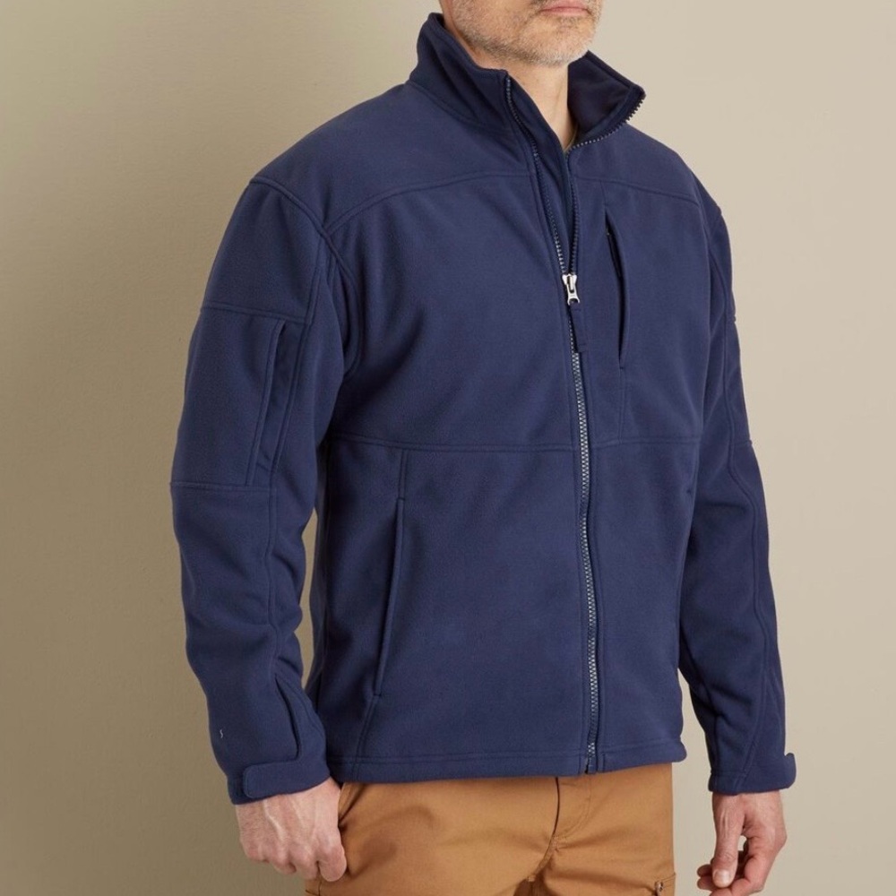 Duluth Trading Co Shoremans Fleece Gridlock jacket Performance new size 2XL
